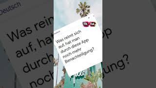 WAS REIMT SICH AUF, HAT MAN DURCH DIESE APP NOCH MEHR BENACHTEILIGUNG?