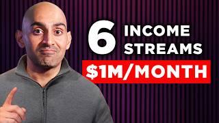 If I Wanted to Become a Millionaire in 2025, I’d Build These 6 Income Streams
