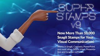 10,000 Snagit Stamps - SuperStamps v9 What's Included, new stamps for Snagit