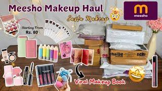 Meesho Makeup Haul | Meesho ka sasta makeup | Starting from rs. 80/-