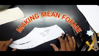 LEARN SHOE DESIGNING CHAPTER - 2 (HOW TO MAKE MEAN FORME बनाना सीखें ) @designershoes1888