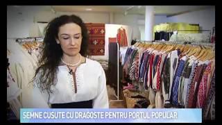 Semne cusute cu dragoste de portul popular