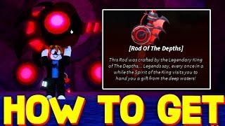 HOW TO GET NEW ROD OF THE DEPTHS SHOWCASE in FISCH! ROBLOX