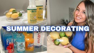 NEW SUMMER DECORATE WITH ME 2023 / DECORATING FOR SUMMER / HOME DECOR IDEAS