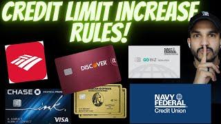 How To Get Credit Limit Increases in 2024 !