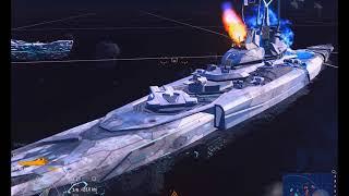 World of Space Warships the Paris Battleship