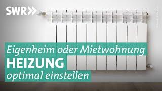 Tipps rund um die Heizung: So lässt sich Energie und Geld sparen| Marktcheck SWR