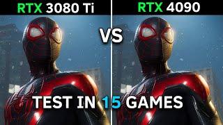 RTX 3080 Ti vs RTX 4090 | Test In 15 Games at 4K | Ultimate Comparison | How Big is The Difference?