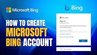 How to Create Microsoft Bing Account | Bing image creator sign up