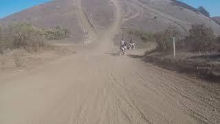 Motocross in the desert