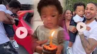 Watch DDG & Halle Bailey gift 1 year old Halo with a Ferrari they also got back together 