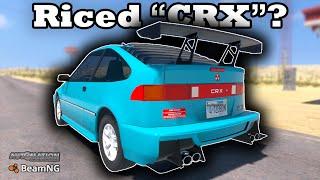 I Made a Ricer Honda CRX... | Automation The Car Company Tycoon Game & BeamNG.drive