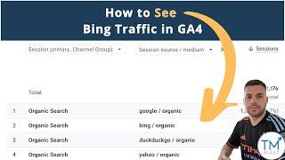 How to See Bing SEO Traffic in Google Analytics 4