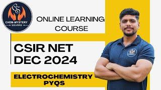 Electrochemistry PYQs for CSIR NET in one shot #csirnetdec2024 #csirnetchemicasciences #pyqsolutions
