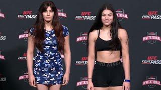 Helena Crevar vs. Emily Fernandez - Weigh-in - (UFC Fight Pass Invitational 4) - [BJJ]