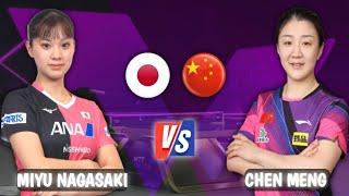 Nice Match‼️Chen Meng vs Miyu Nagasaki Super Highlights Table Tennis