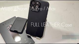 The Apple Leather Case....From Mujjo?? - iPhone 16 Pro / MAX Hands On Review!