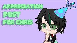 Appreciation post for Chris // Gacha Club // iCherry