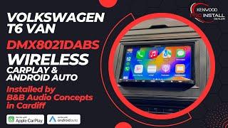 VW T6 Work Van Goes Wireless CarPlay KENWOOD's DMX8021DABS