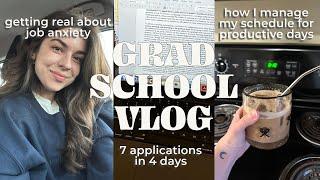 CHATTY PHD WIML VLOG: really anxious days, job apps, & a few updates!