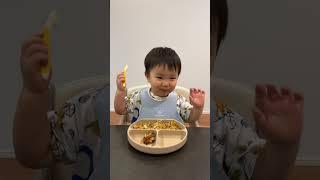 【食事】HARU/もくもく食事とやさいのうた (7.23）【2years 4 month old】