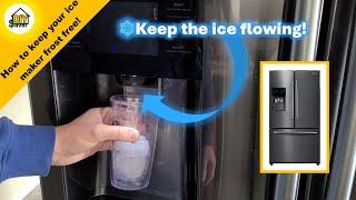 How to Get Your Samsung Upper Ice Maker Working Frost Free Again