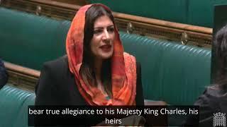 Preet Kaur Gill is sworn into Parliament July 2024