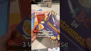 3 Vietnamese Children Books! #vietnamese #learnvietnamese #bilingualbaby