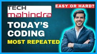 1rst Dec | Tech Mahindra Coding Questions 2025 || Tech Mahindra Assessment Test 2025 || Tekno UF