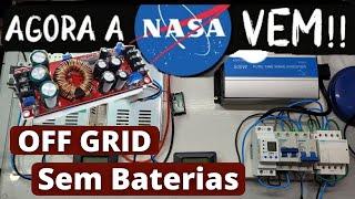 OFF GRID without batteries with STEP-UP! Call NASA! Solar energy