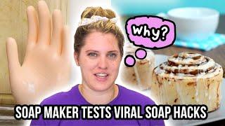 Professional Soap Maker Tests Viral Soap Hacks | Royalty Soaps