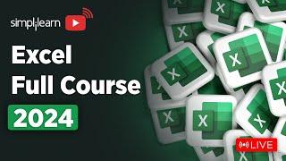 Advanced Excel Full Course | Advanced Excel Training On LIVE | Advanced Excel | 2024 | Simplilearn