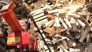 Hecht puulõhkumis masina test!Hecht wood splitting machine test!#firewood #woodsplitter#machine