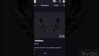 ( New Free Item ) How To Get Noir Antlers ROBLOX ( 2025 ) DeanOfficial YT