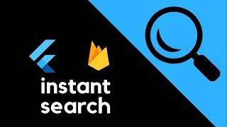 Flutter - Instant search with Firestore