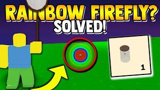 how to get RAINBOW FIREFLY!? | Roblox Islands/Skyblock