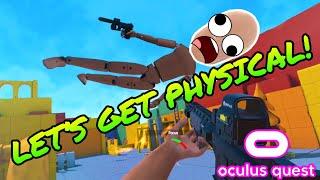 Getting FRUSTRATED in Physics Playground Oculus Quest Gameplay