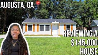 REVIEWING A $145,000 HOUSE FOR SALE IN AUGUSTA , GA | MOVING TO AUGUSTA, GA | **ZILLOW GONE WILD**