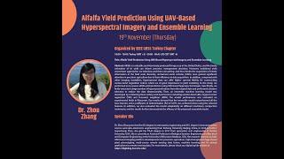 Alfalfa Yield Prediction Using UAV-Based Hyperspectral Imagery and Ensemble Learning