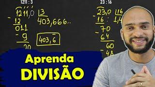 Como fazer conta de divisão - Divisão com números naturais