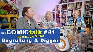 Begrüßung & Digger bei DER COMICtalk 41