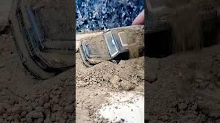 Car was abandoned and buried under soil | Recovered and run off-road | Diecast scale model G-Wagon