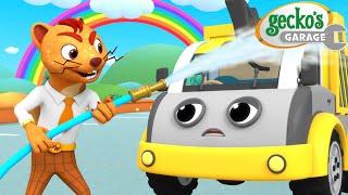 Weasel's Wasting Water! | Gecko's Garage | Trucks For Children | Cartoons For Kids