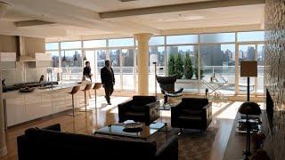 Robert and Rachel Zane visit HARVEY'S Luxury apartment [SUITS Season 7 ep4]