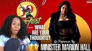 Wow MINISTER MARION HALL Performing at REGGAE SUMFEST 2023 | What are your thoughts?