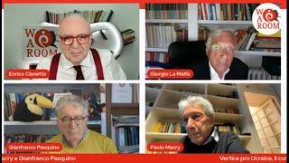 War Room di Enrico Cisnetto con Giorgio La Malfa, Paolo Macry e Gianfranco Pasquino