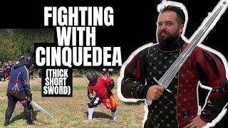 Sparring with THICK Short Swords, or Cinquedea