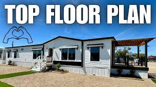 DEF a TOP-NOTCH mobile home layout and design right here! Prefab House Tour