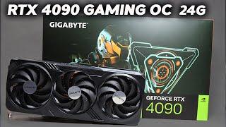 GIGABYTE RTX 4090 GAMING OC 24G UNBOX INSTALL TEST