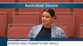 Senate Proceedings - Senator Jana Stewart's First Speech